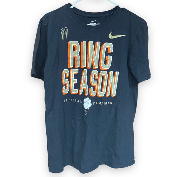 Nike Other - Nike Clemson Tigers 2018 National Champions Locker Room T-Shirt Medium